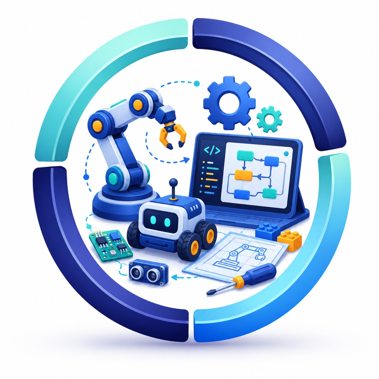 الروبوتات والأتمتة tutoring course at TUTWITHUS - معزز المهارات level